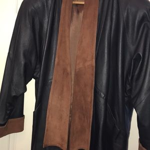 Soft Leather and Suede Women’s Coat /Jacket